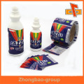 Customize high quality best sale heat sensitive beautiful shrink wrap printing for glass bottles